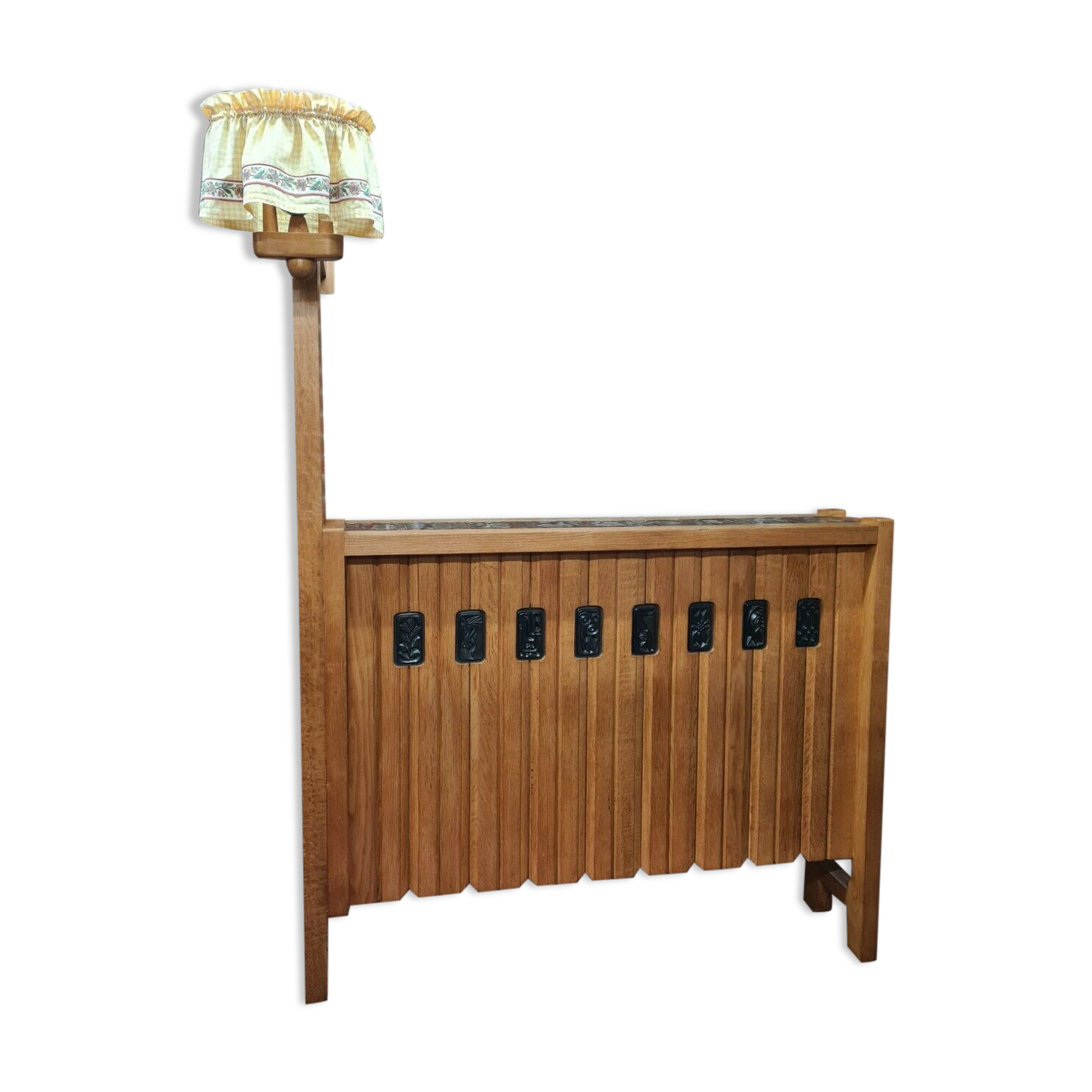 Vintage oak bar Guillerme et Chambron