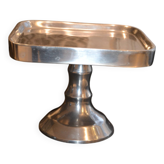 Antique metal fruit bowl/footed dish