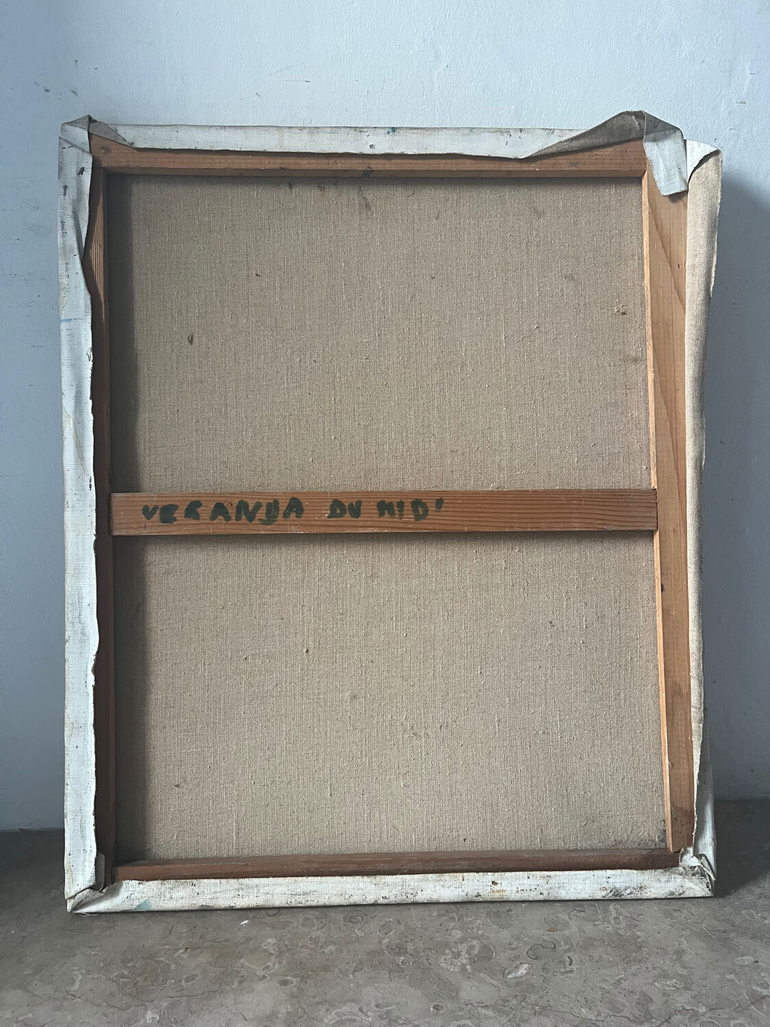 “Veranda du Midi” oil on canvas signed Helme