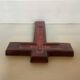 Crucifix bayer céramique année 70