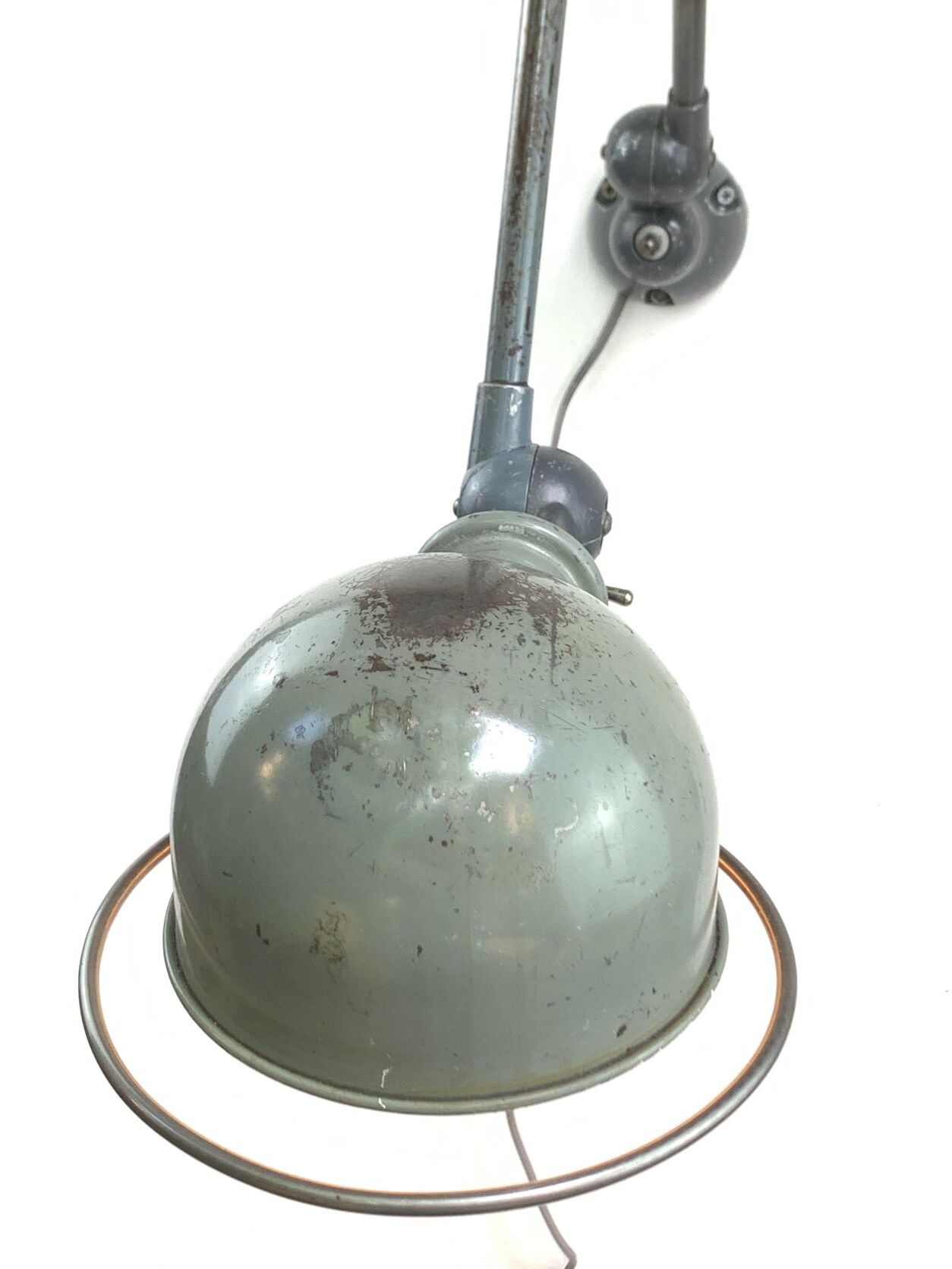 Jielde lamp from 1960 shades of gray, jielde plate