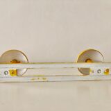 Yellow retro coat rack