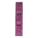 Vintage Hot Pink Turkish Hand-Knotted Runner 81x390