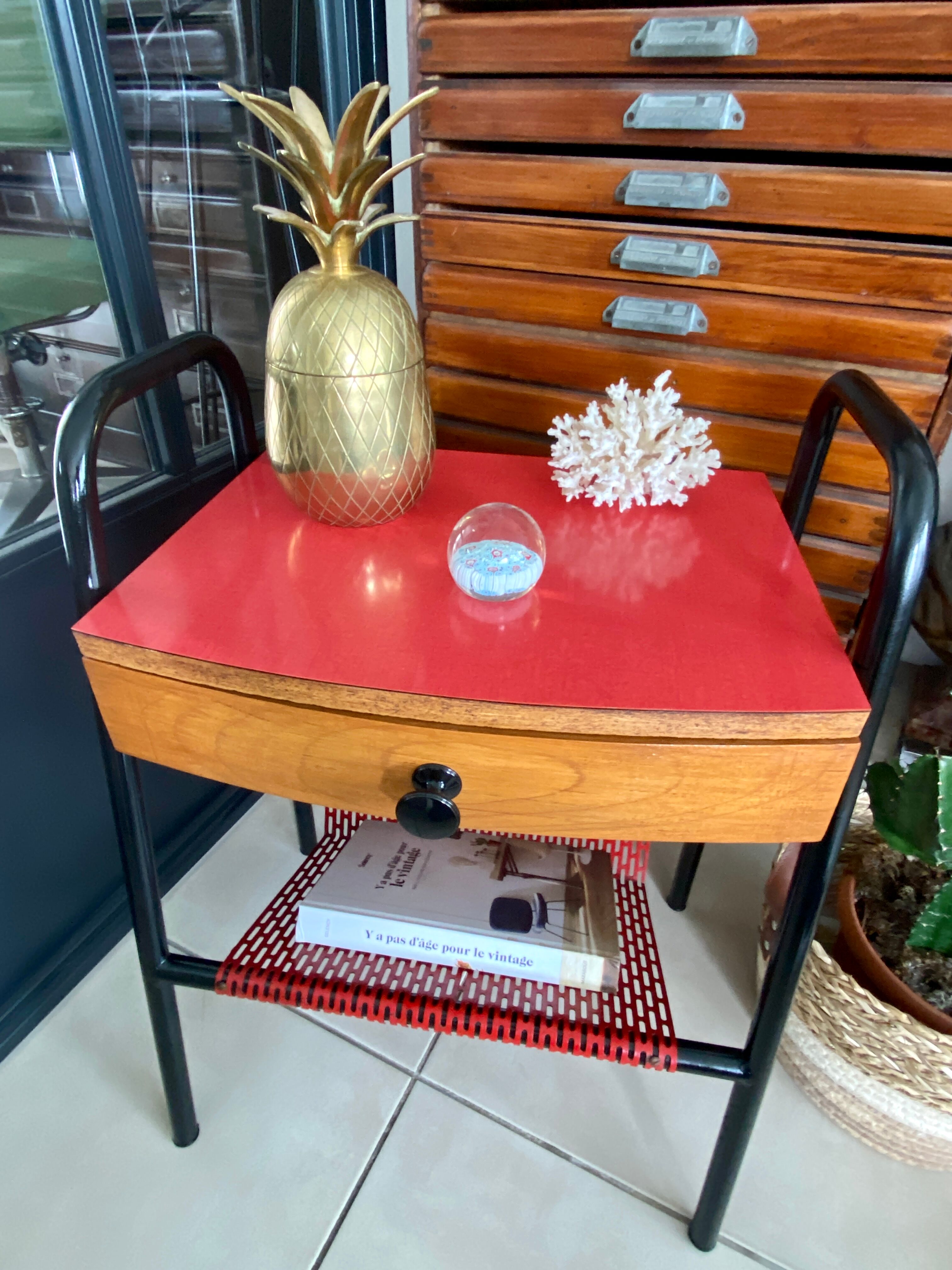 Vintage Hitier bedside table