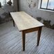 Table de ferme en pin et chêne