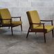 Pair of armchairs Olive Green by Jiri Jiroutek 1960