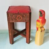 Moroccan wooden stool