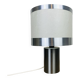 Reggiani cylinder lamp brushed metal 70s