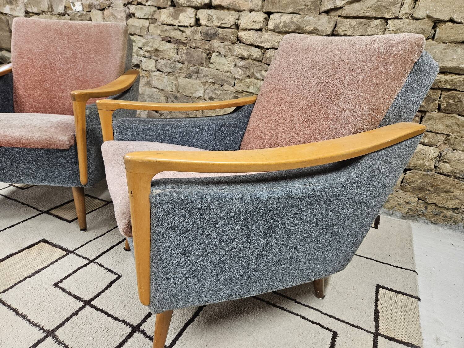 Pair of 1960 armchairs