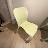 Pair of 50's 70's designer fiberglass chairs