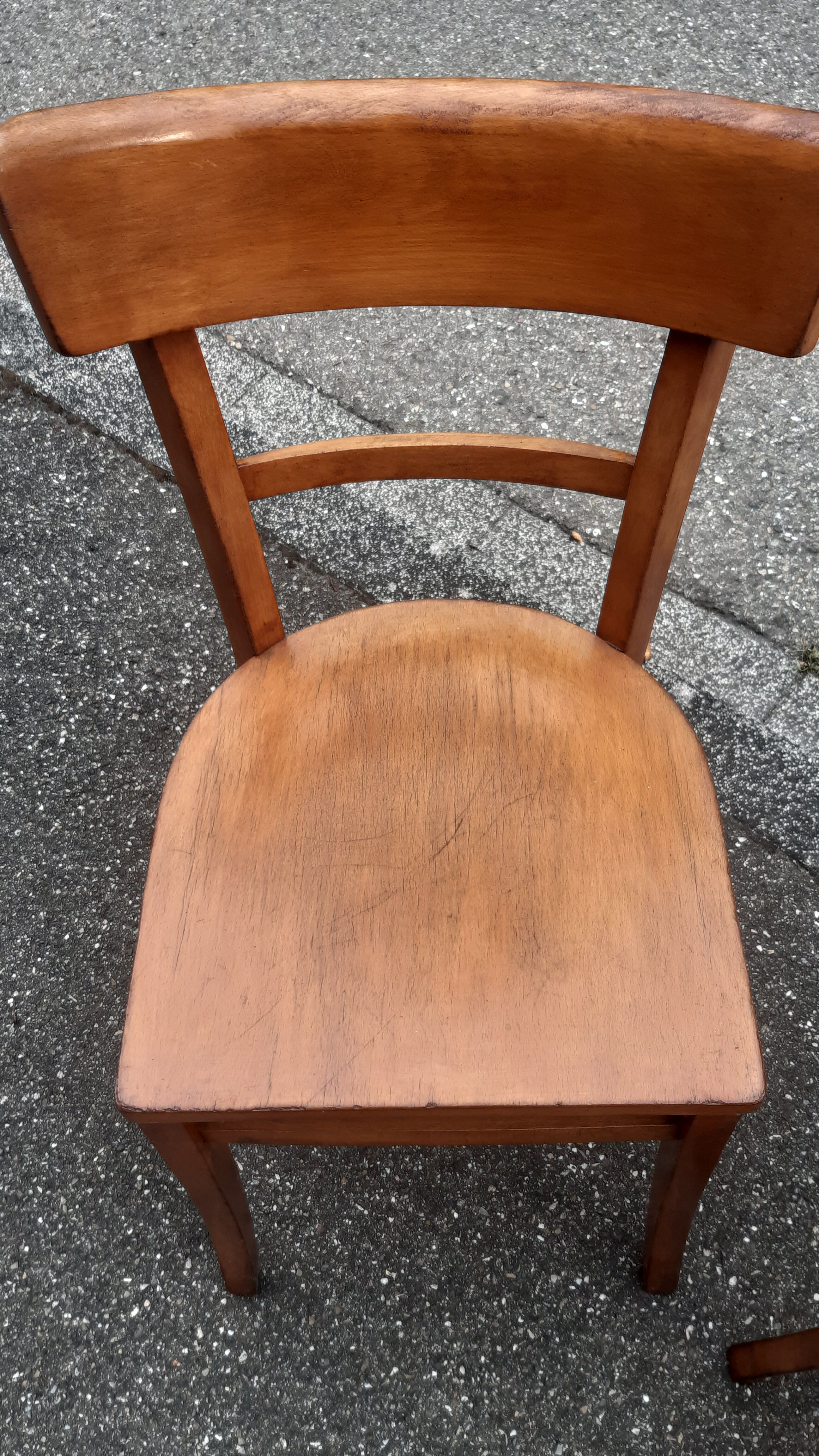 Lot de 2 chaises bistrot Luterma