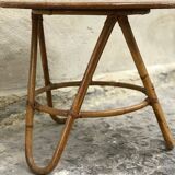 Rattan table 1950