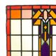 Colorful Amsterdam School Stained Glass Window – Art Deco