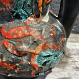 Rocaille Amphora Vase - Fat Lava Origin Vallauris or West Germany H 28 cm