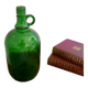 Vintage green glass carboy