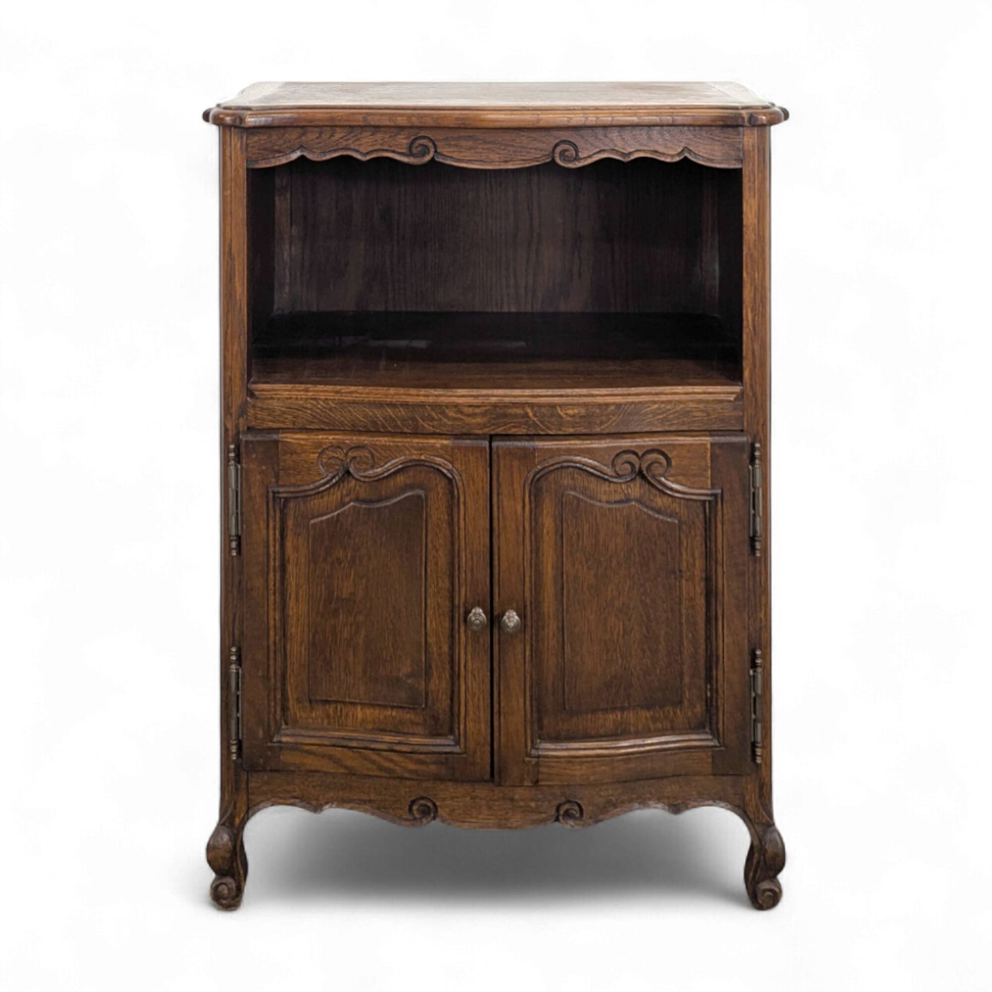 Rustic oak bookcase