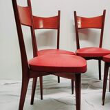4 scandinavian vintage chairs