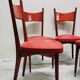 4 scandinavian vintage chairs