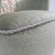 1970s, Danish relax armchair, green furniture velour, original condition.