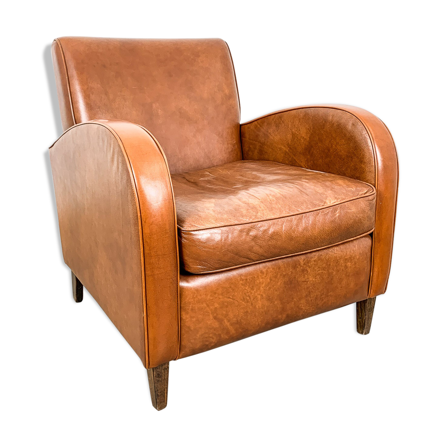 Vintage leather armchair