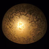 Glass vintage globe ceiling light