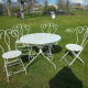 Garden lounge table and 4 chairs