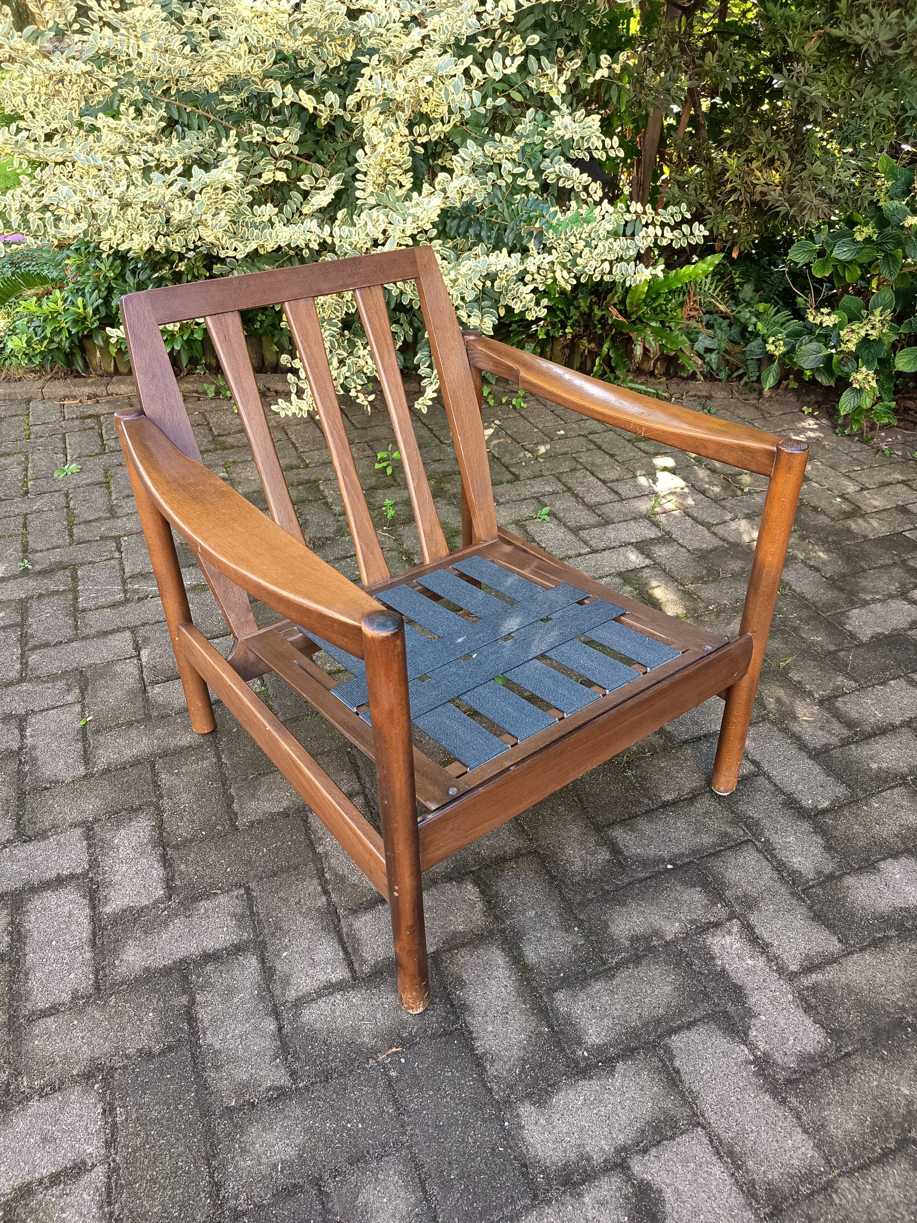 Paire de fauteuils scandinaves cuir, 1960