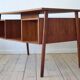Danish teak floating desk by A.P. Svenstrup, 1960