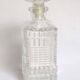 Rectangular whiskey decanter