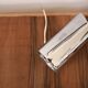 Small vintage chrome metal lamp