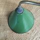 Enamelled sheet metal wall light