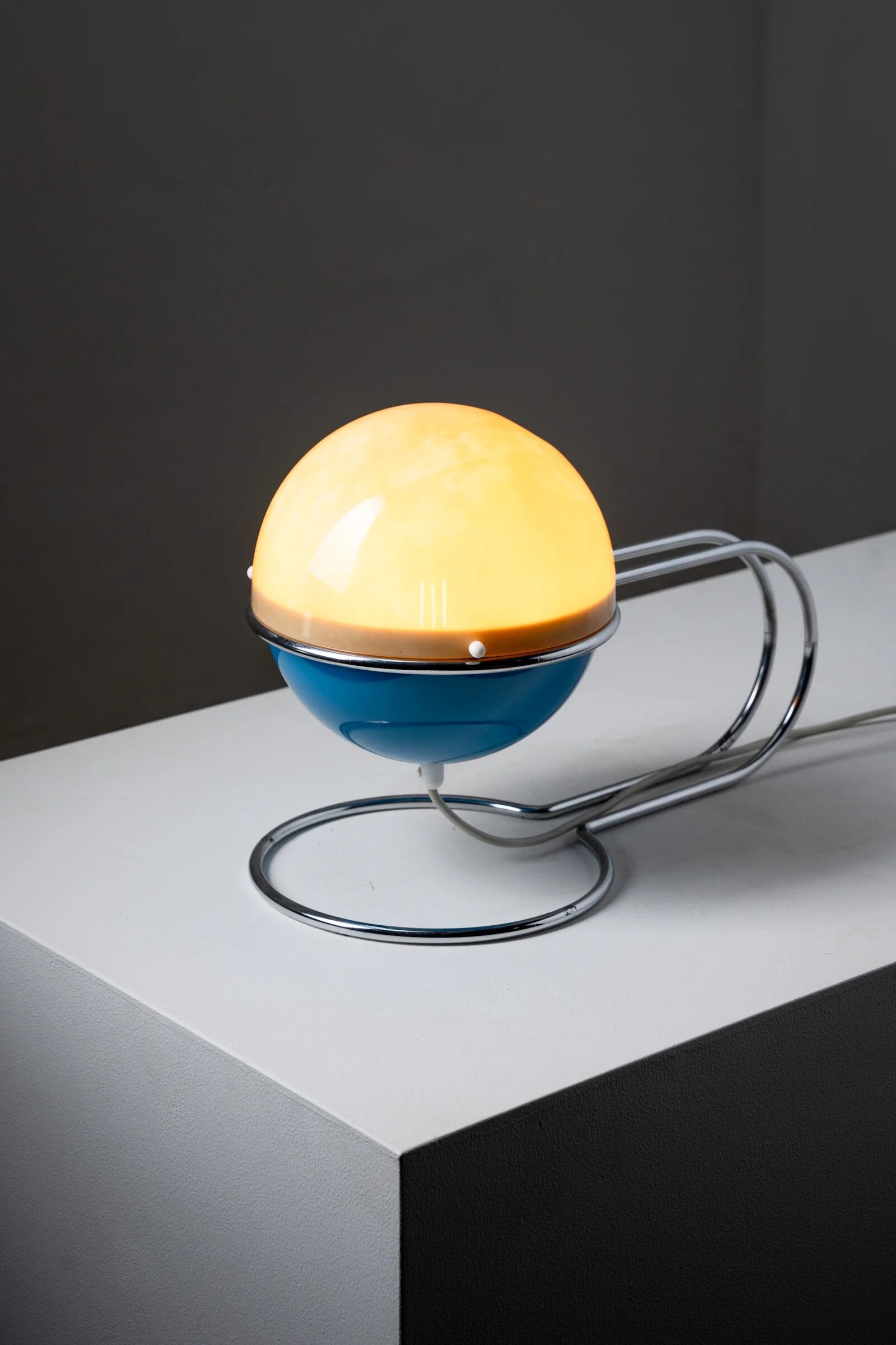 Lampe de table Space Age "Formland" bleue par Sidse Werner et Leif Alring pour Fog & Mørup