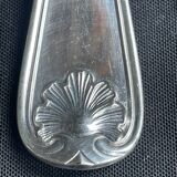 6 Christofle large shell table forks