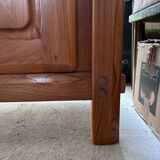 Small varnished wooden buffet