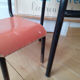 Small vintage school table and its little chair