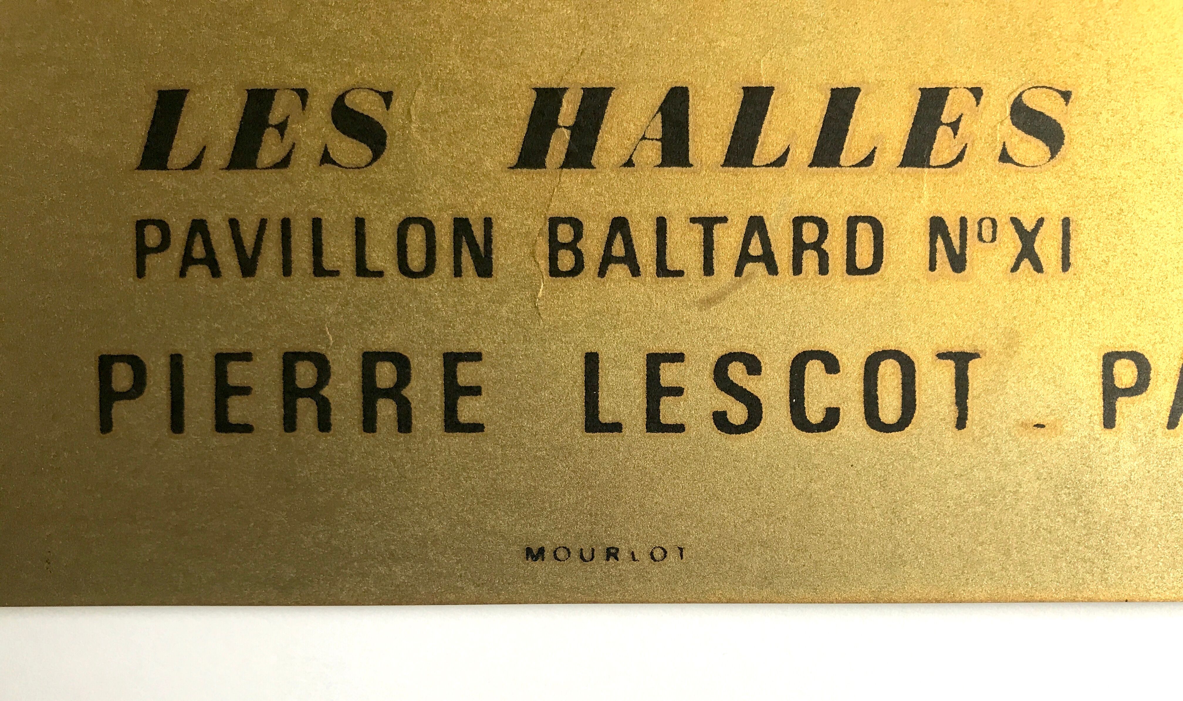 Poster in lithograph by jean piaubert, salon comparaisons, 1970, mourlot imp