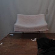 Vintage Montis Butterfly lounge chair by Gerard van den Berg in red leather