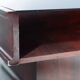 Vintage Mahogany Coffee Table with Glass Top – 1970s