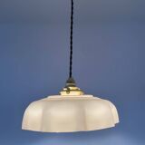 Old pink opaline pendant light