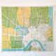 Vintage map Bordeaux and its suburbs