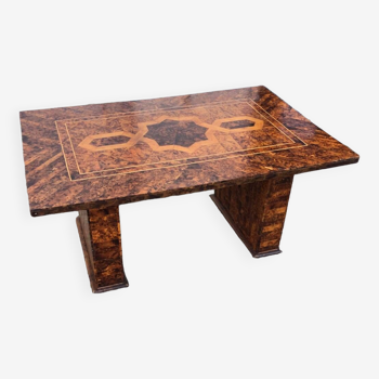 Handmade marquetry coffee table