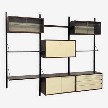 Vintage Poul Cadovius Royal System Wall system Wenge