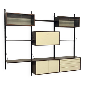 Vintage Poul Cadovius Royal System Wall system Wenge