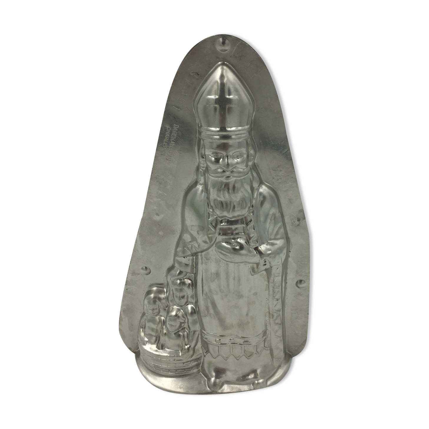 Chocolate mold of St. Nicholas