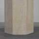 Mid-Century Italian octagonal Travertine Dining Table, 1980s