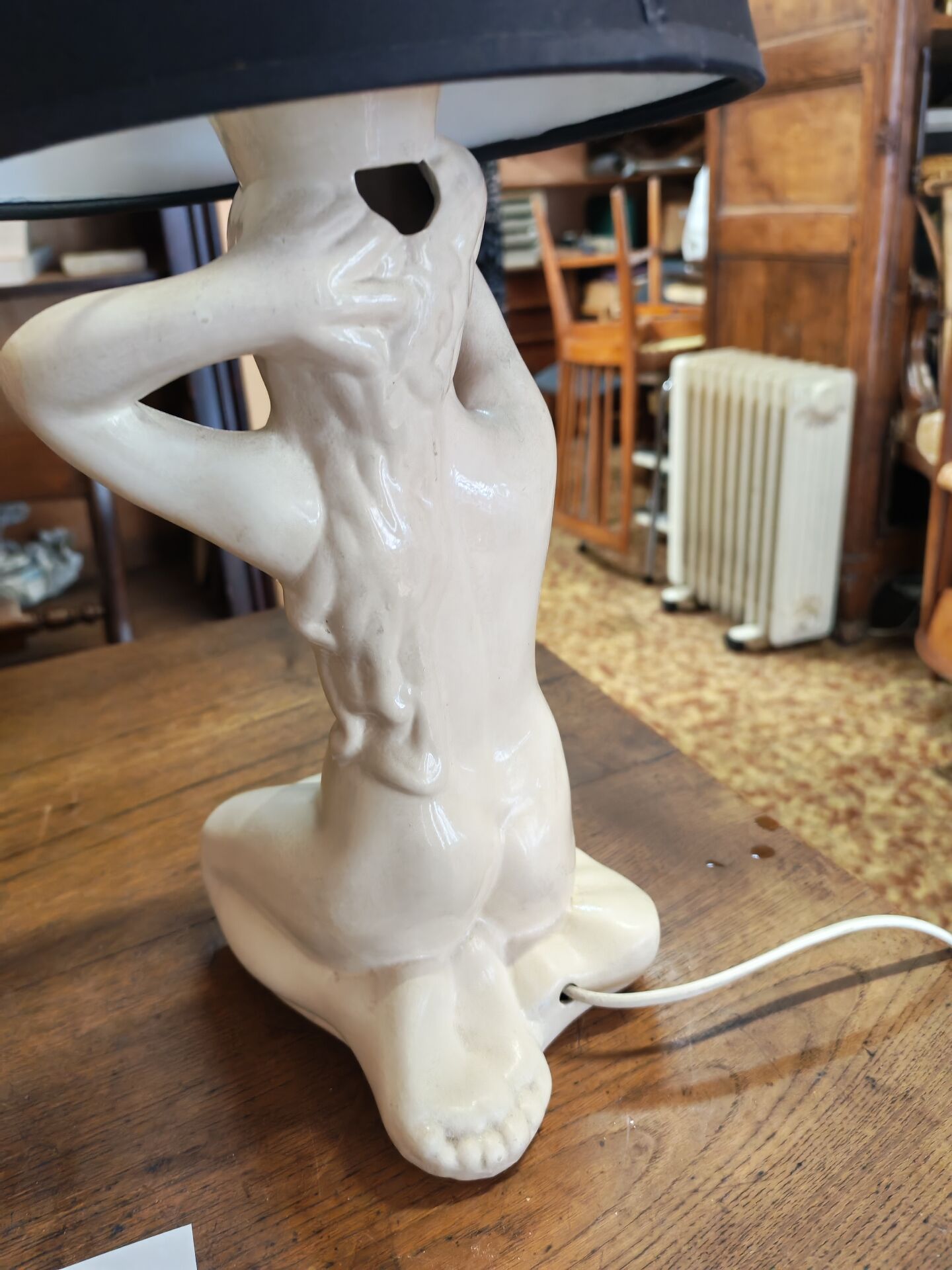 Art Deco style ceramic lamp