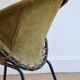 Circle armchair by Lusch Erzeugnis 1960 vintage