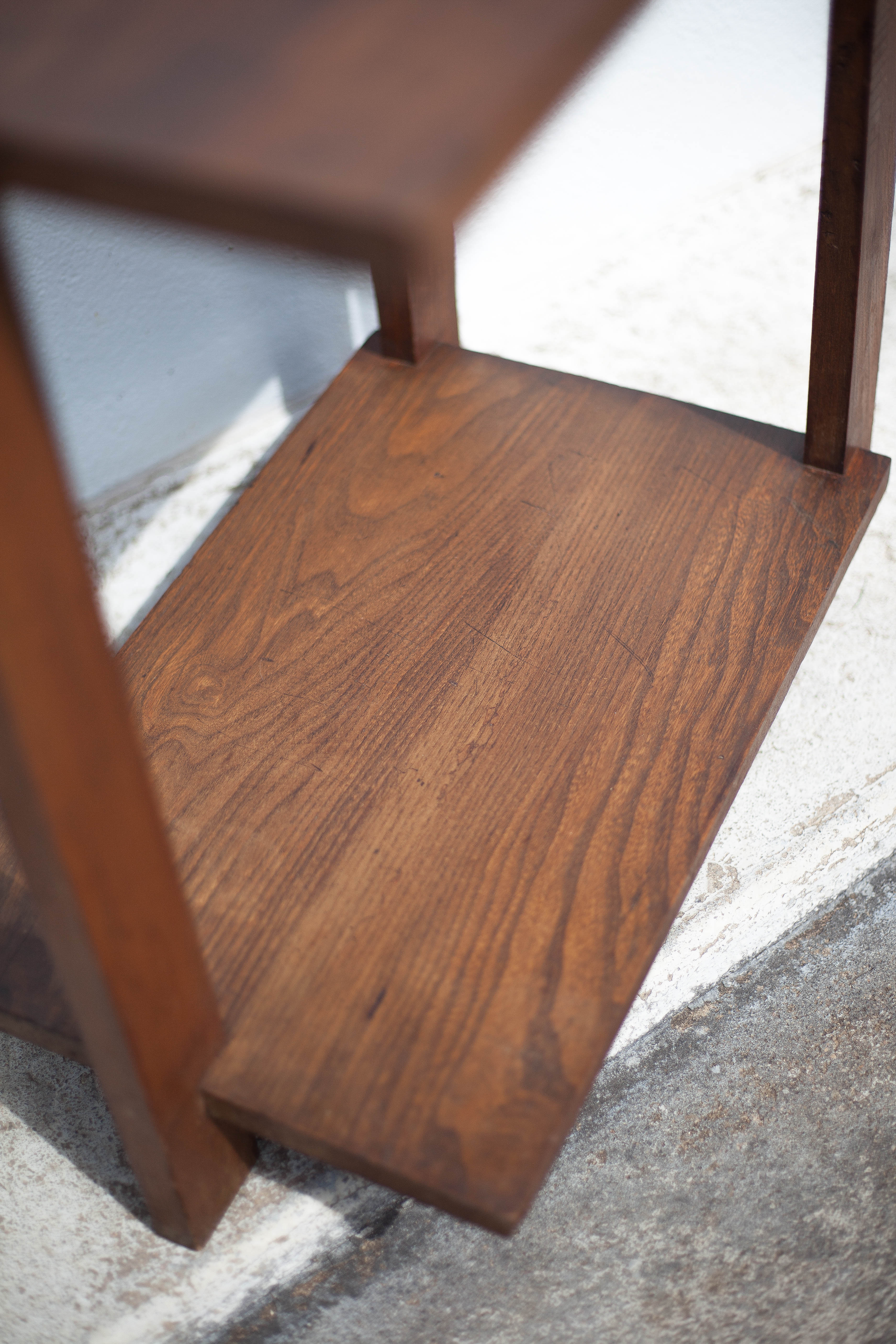 Art deco table, art deco wood coffee table, end of sofa