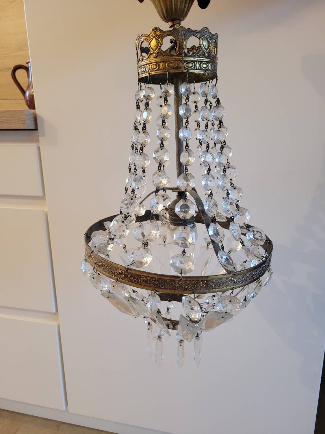 Hot air balloon chandelier