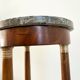 Athenian pedestal in mahogany and marble, Empire style, early 20th century.